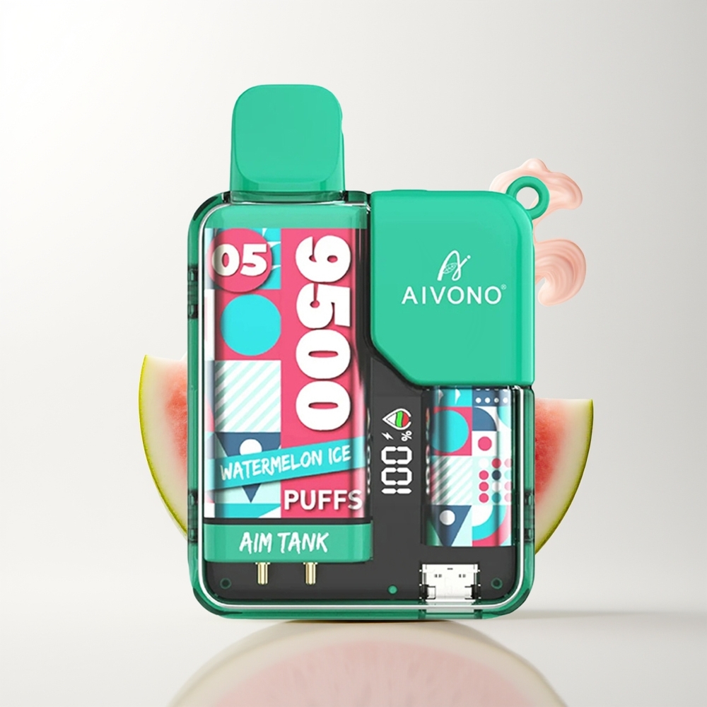 Aivono Aim Tank 9500 - Watermelon Ice: Der erfrischende Begleiter für Vaper